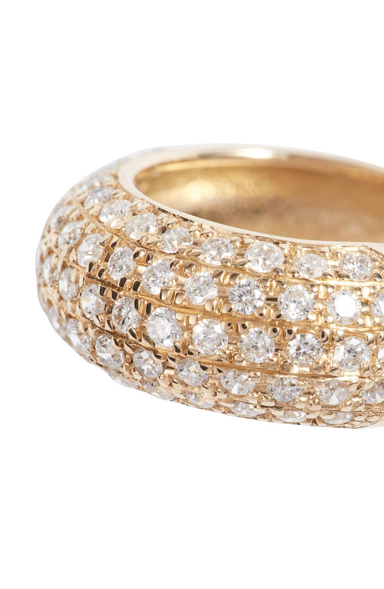 Zoë Chicco Wide Diamond Pavé Ear Cuff, Alternate, color,