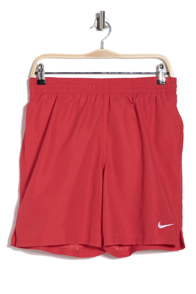 7-Inch Volley Swim Trunks, Alternate, color, UNIVERSITY RED