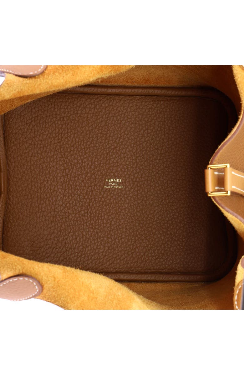 Pre-Owned Hermes Picotin Lock Bag Clemence MM, Alternate, color, Gold