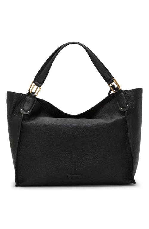 Vince Camuto Deena Embossed Leather Tote In Black