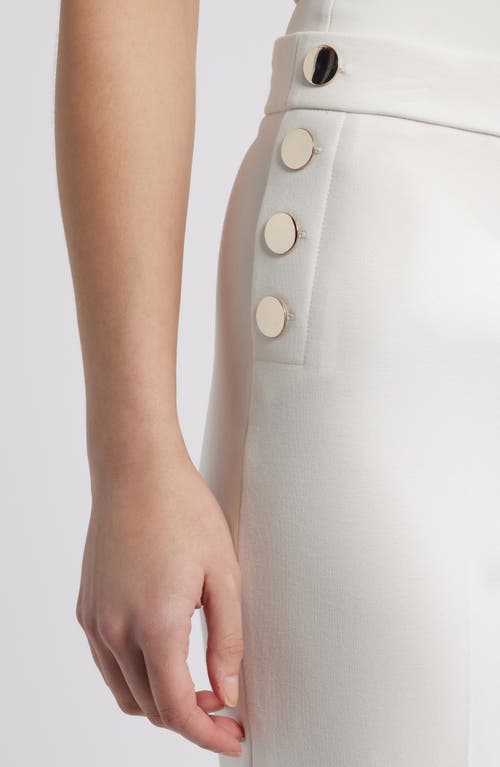 Anne Klein Pull-on Sailor Pants In White