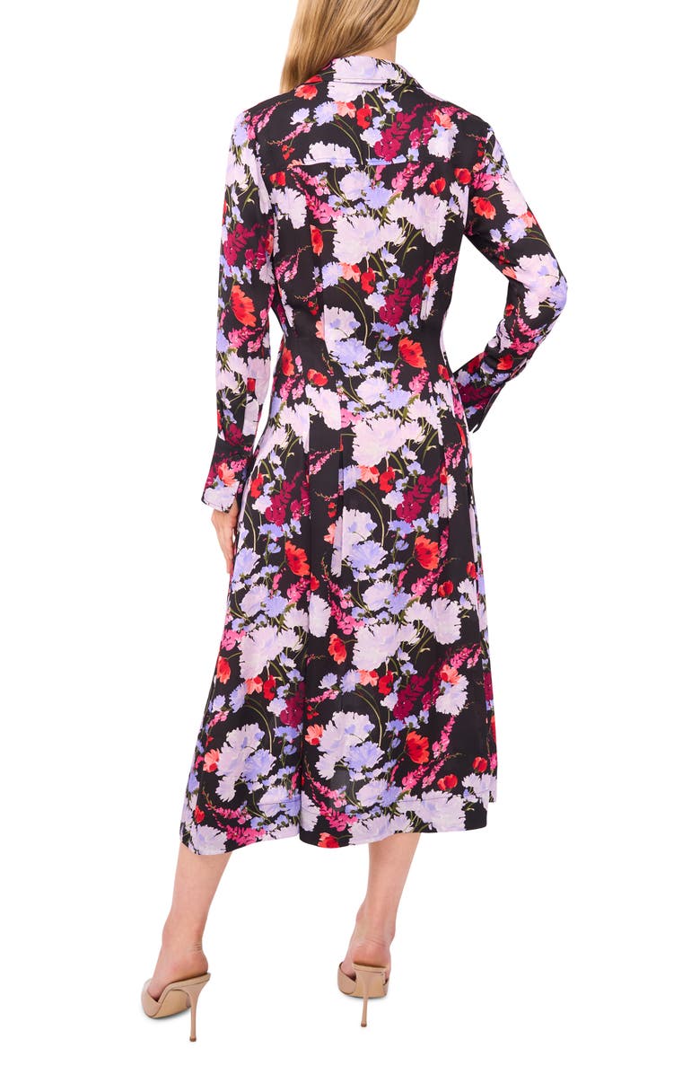Ted Baker Marella Long Sleeve Shirtdress, Alternate, color, Rich Black
