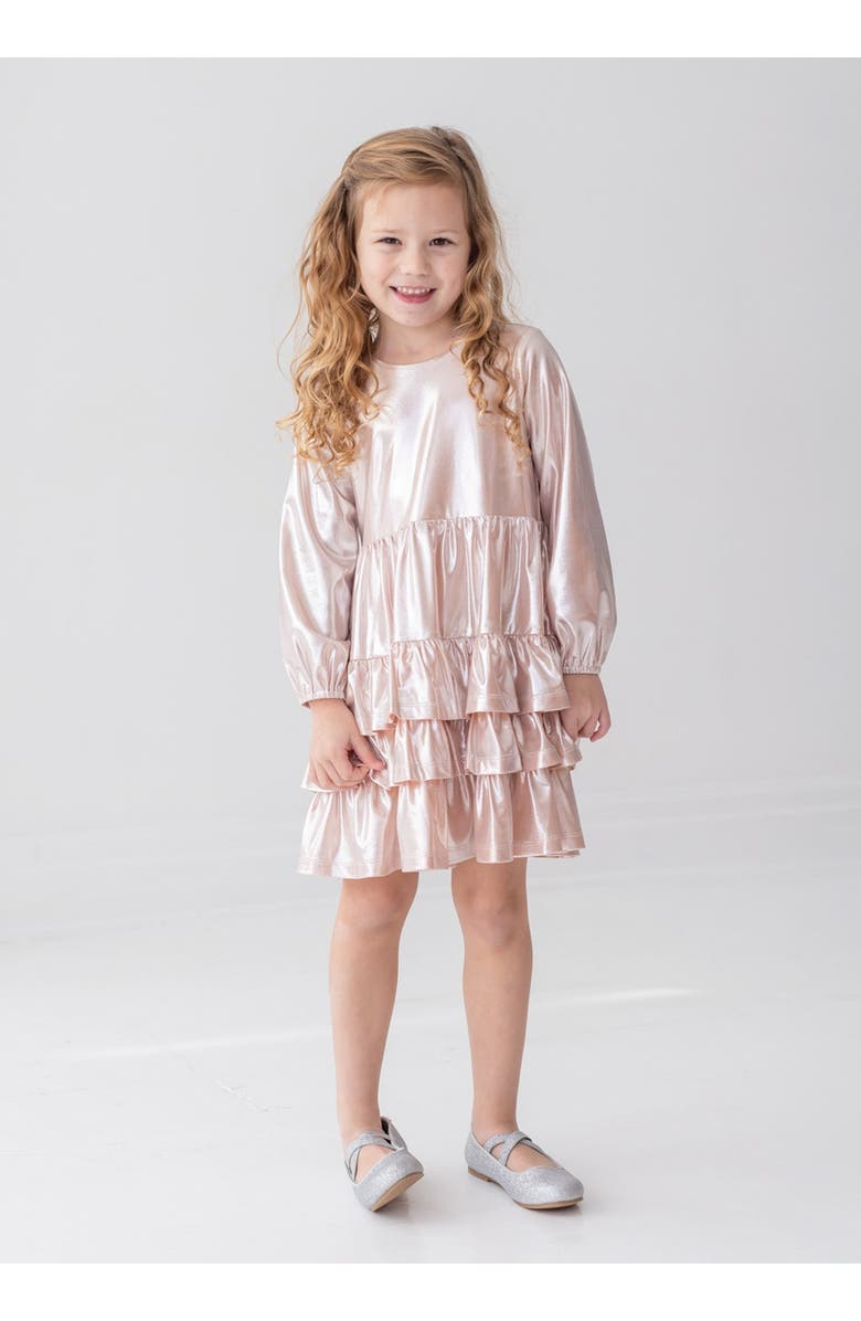 Isobella
Chloe Golden Glow Long Sleeve Dress, Alternate, color, Pink