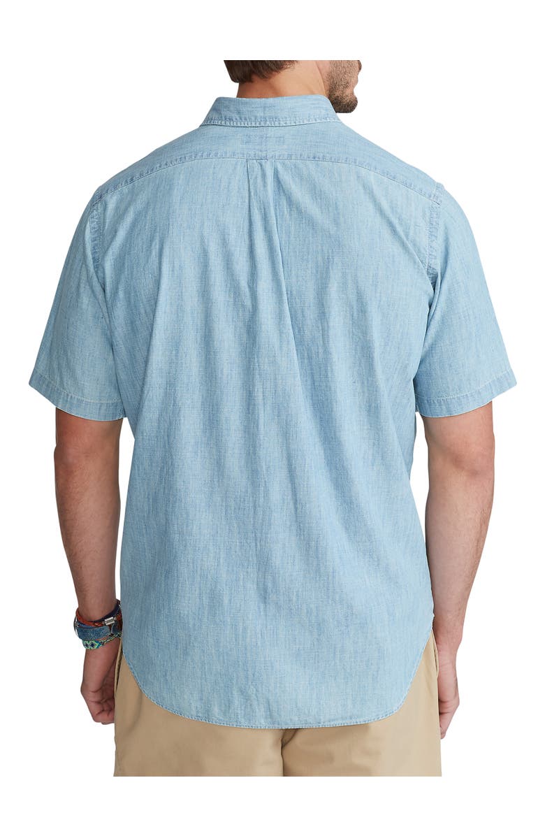 Polo Ralph Lauren Big & Tall Chambray Sport Shirt, Alternate, color, Lt Indigo