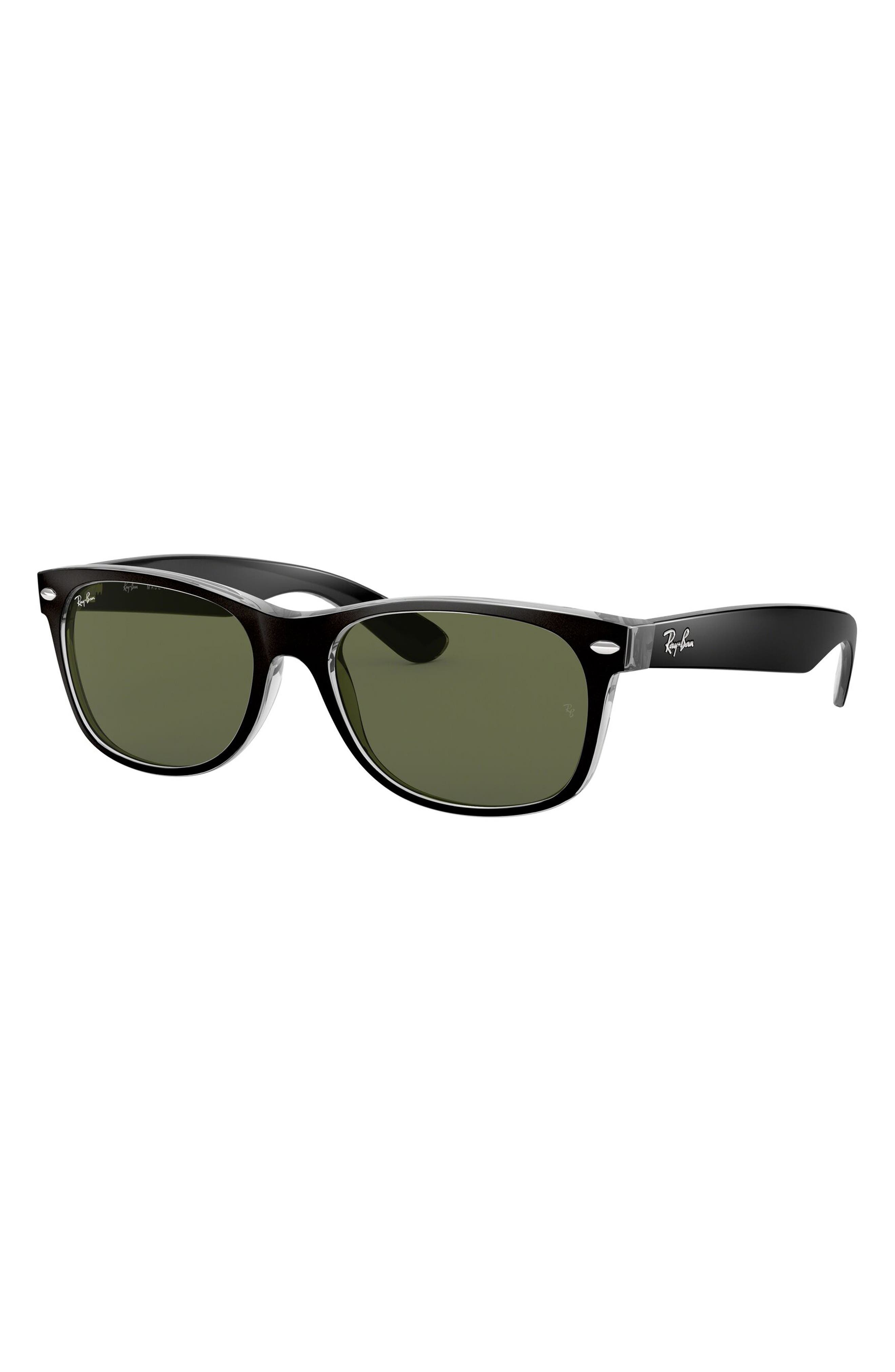 美品 Ray-Ban ORB2132F NEW WAYFARER 58口18 Wayfarer 58mm Rectangular Sunglasses (Women) | Nordstrom