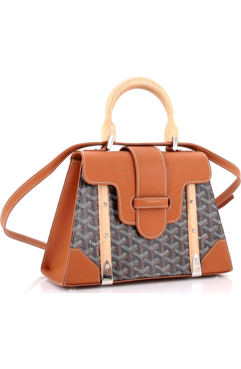 81036096 Saigon Top Handle Bag Coated Canvas with Leather PM, Alternate, color,
