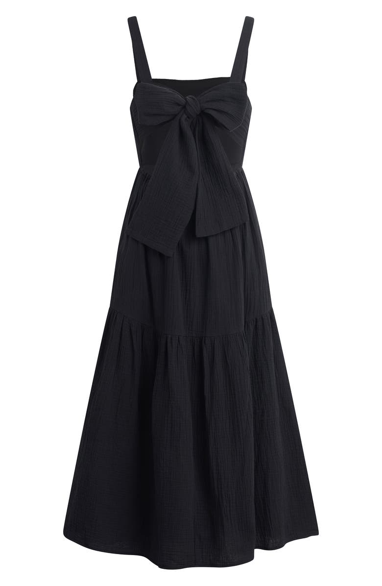 Favorite Daughter The Go-To Cotton Dress, Alternate, color, Black