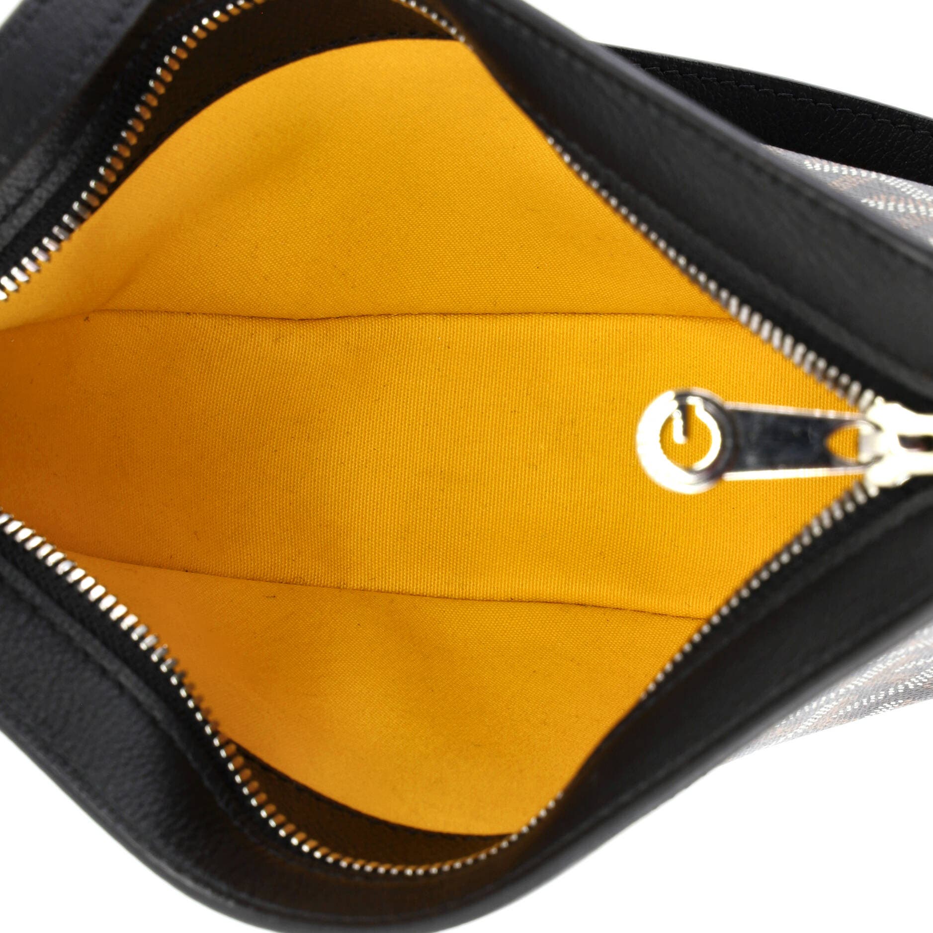 Pre-Owned Goyard Hirondelle Shoulder Bag Coated Canvas and Leather, Alternate, color, Black