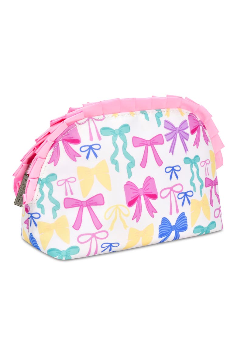 Kids' Pretty Bows Cosmetics Bag, Alternate, color, MULTI PINK