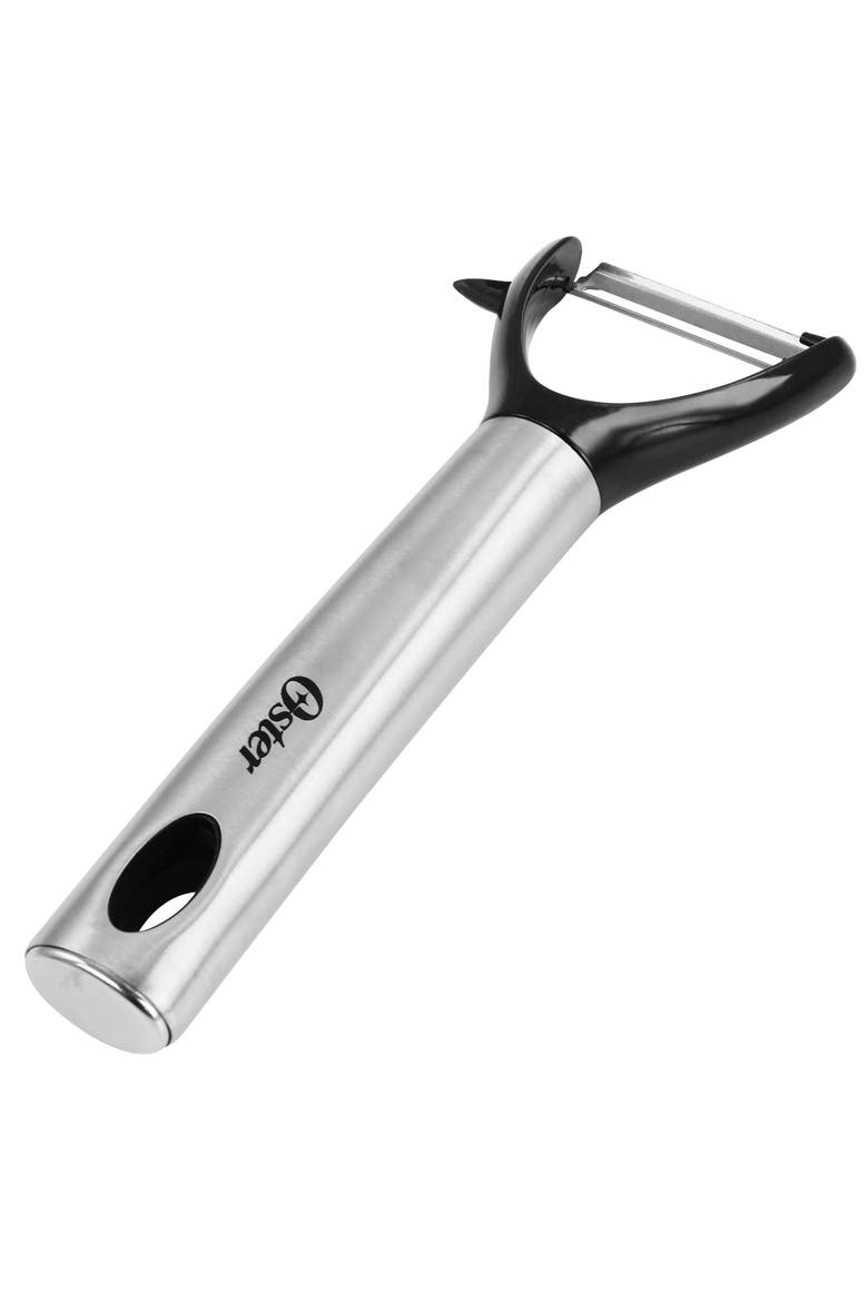 Baldwyn Kitchen Peeler with Stainless Steel Handle, Alternate, color, Black