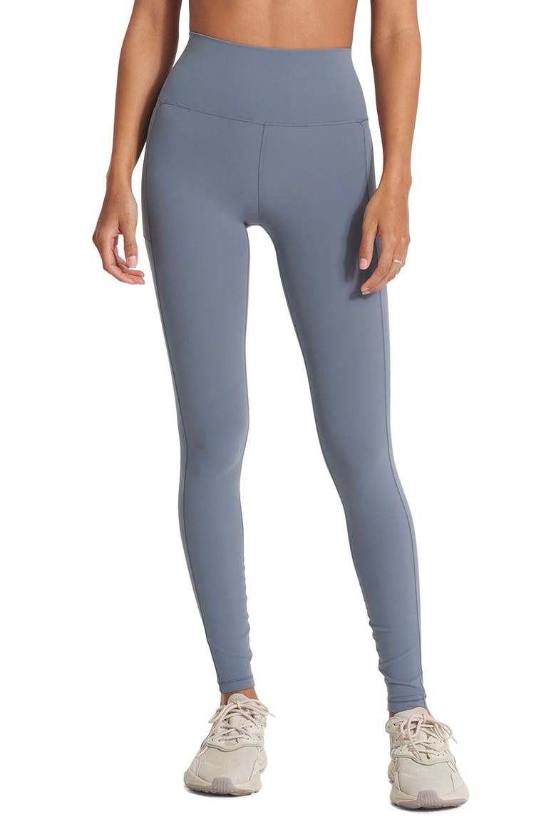 Studio Pocket Leggings, Main, color, LIGHT AZURE
