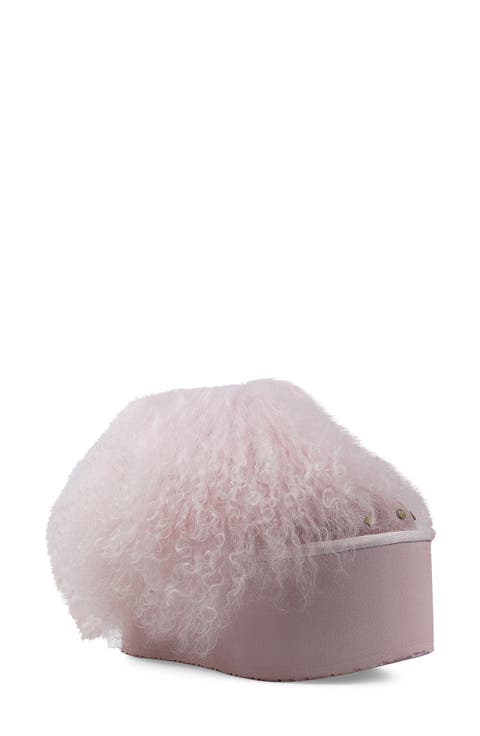 Alleja Genuine Shearling Platform Bootie