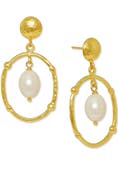 Ottoman Hands Sloane Drop Stud Earrings