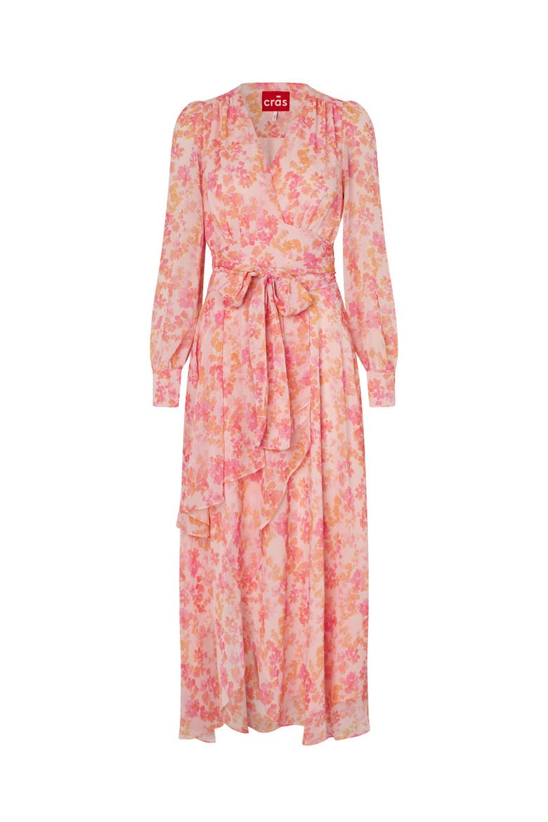 Romancecras Floral Maxi Dress, Alternate, color, Cloudy Flower