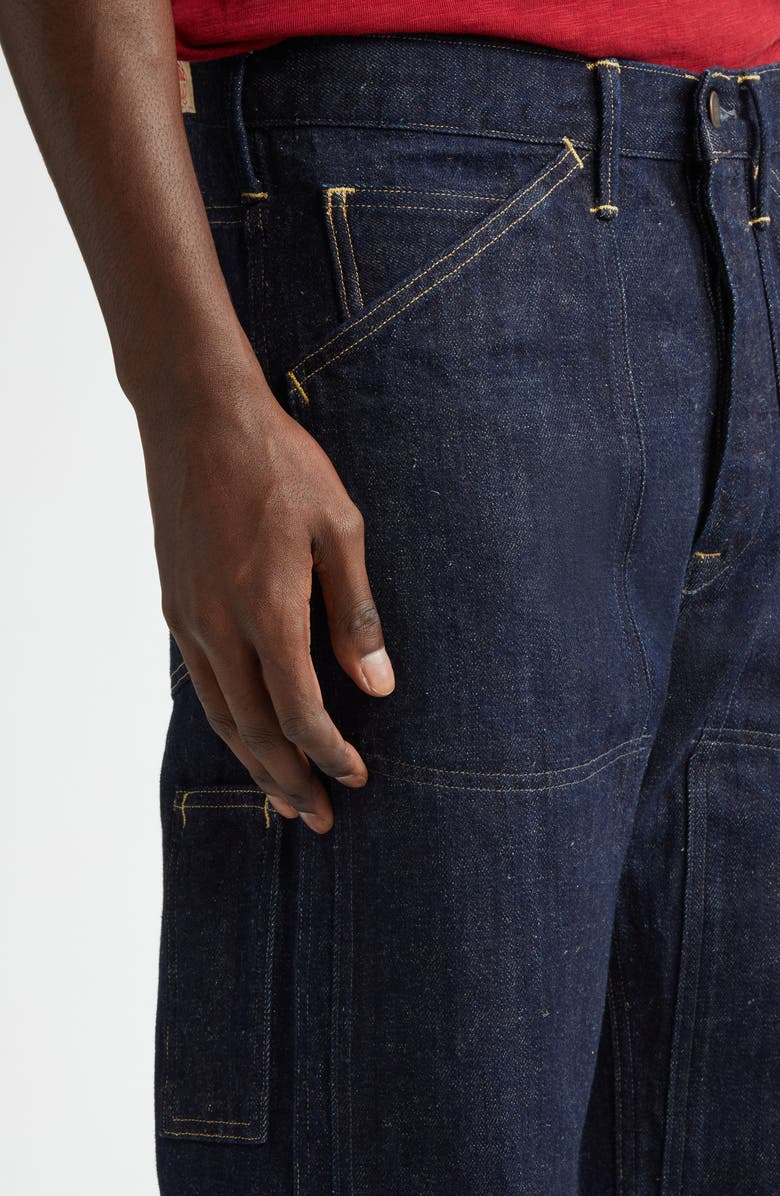 Double RL Limited Edition Straight Fit Carpenter Jeans, Alternate, color, 