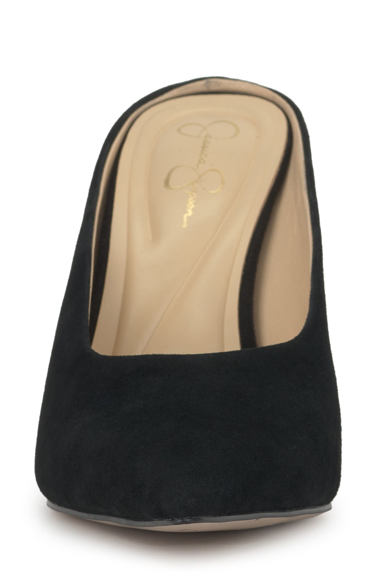 Jessica Simpson Wilix Pointed Toe Mule, Alternate, color, Black