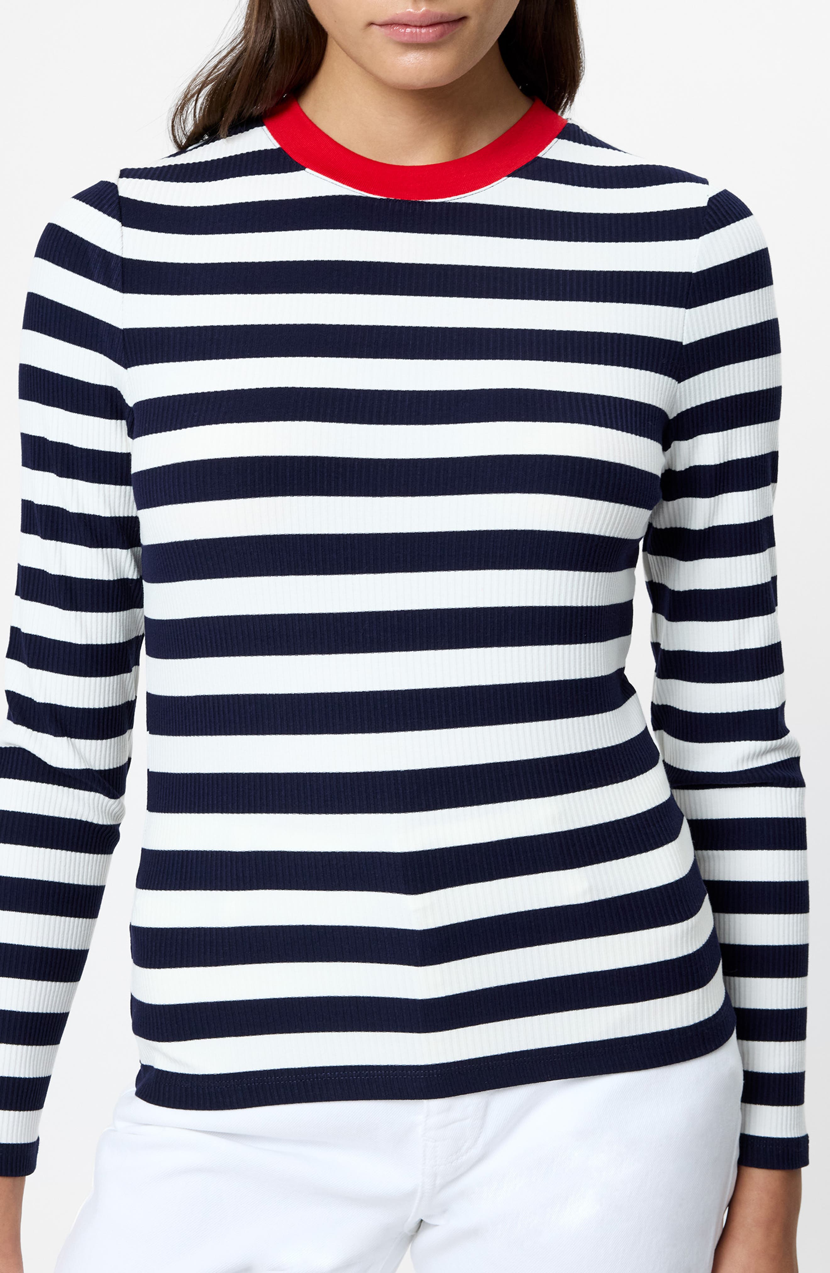 Esmae Stripe Rib Top