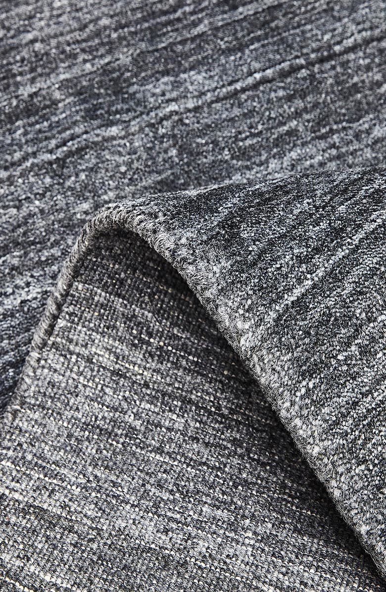 Solo Rugs Harbor Handmade Wool Blend Area Rug, Alternate, color, Dark Gray