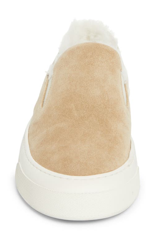 Common Projects Genuine Shearling Slip-on Sneaker In Multi