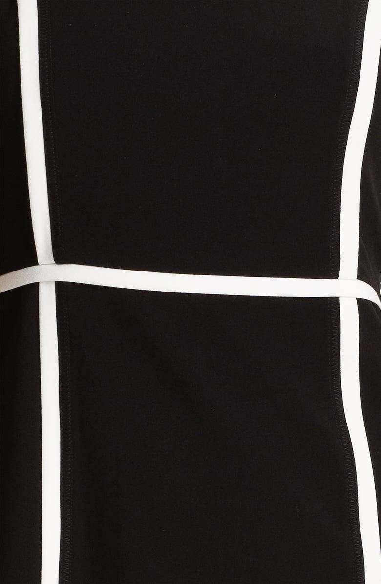 Calvin Klein Contrast Trim Sheath Dress, Main, color,