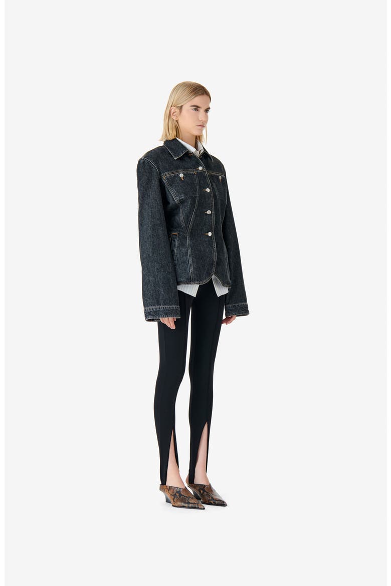 Iloan Denim Jacket, Alternate, color, Steel Denim