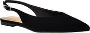 GUESS Dorazio Slingback Pointed Toe Suede Flat