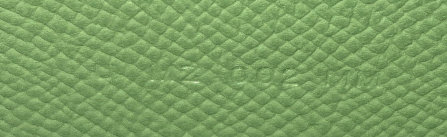 Pre-Owned Hermes Kelly Pocket Compact Wallet Epsom, Alternate, color, Vert Criquet