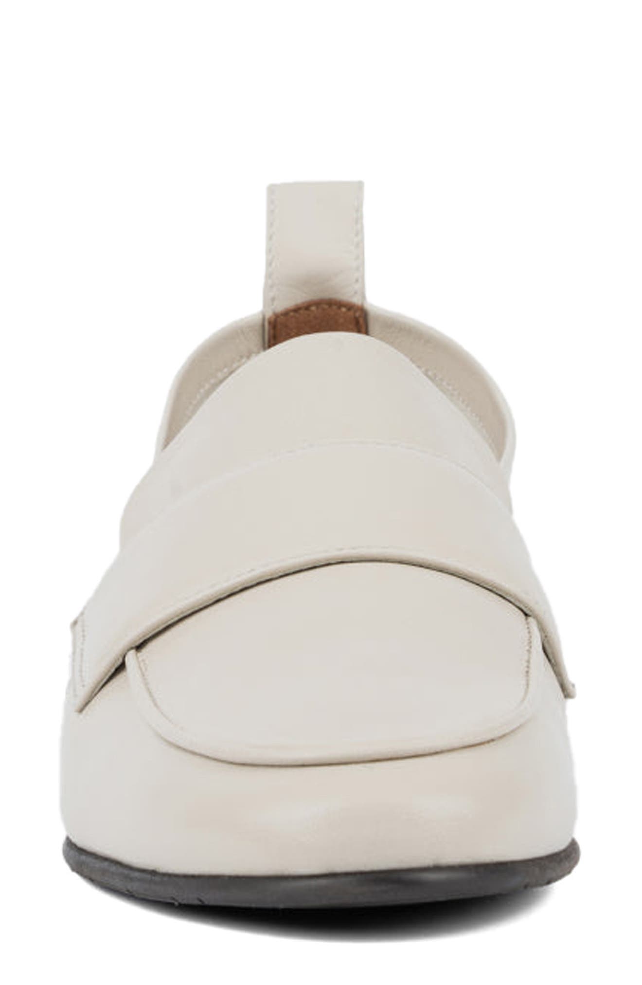 Aquatalia Shivani Weatherproof Loafer, Alternate, color, Ivory