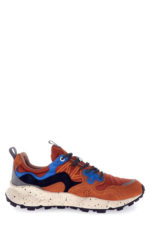 Flower Mountain Yamamo 3 Sneaker In Orange