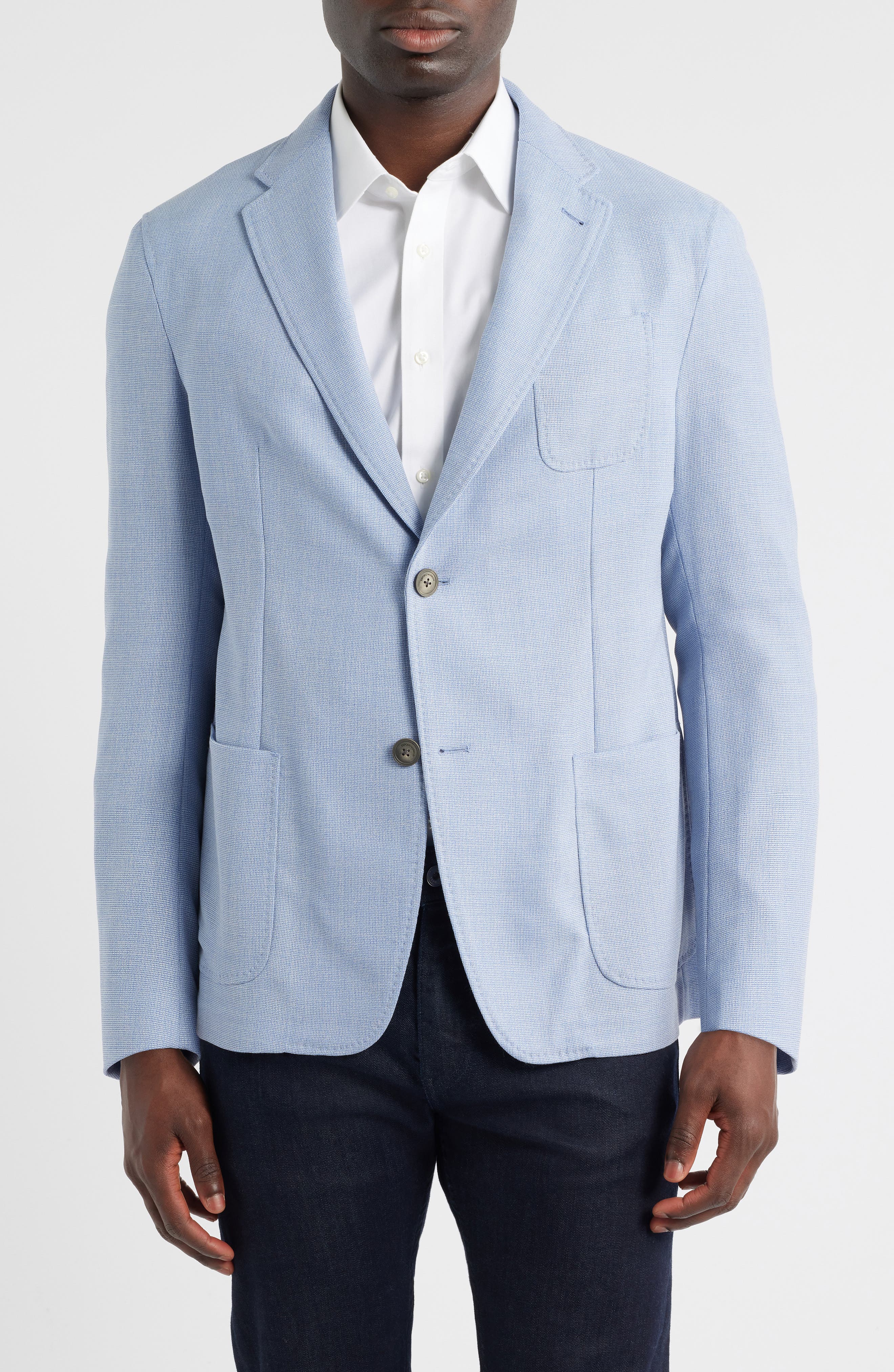 Textured Virgin Wool Sport Coat - image 3