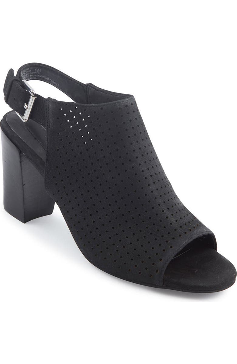 Adam Tucker by Me Too 'Meridia City' Perforated Slingback Peep Toe Sandal, Main, color,