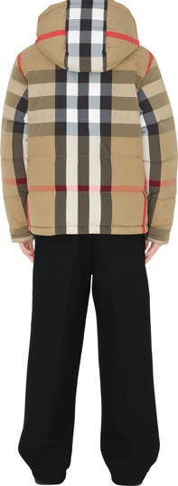 Reversible Check Puffer Jacket
