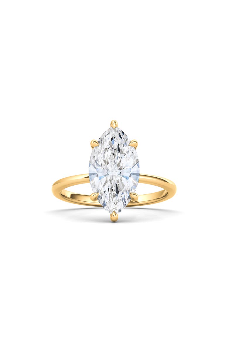 Marquise Cut Lab Created Diamond Ring, Main, color, 2.50 CTW 18K YELLOW GOLD