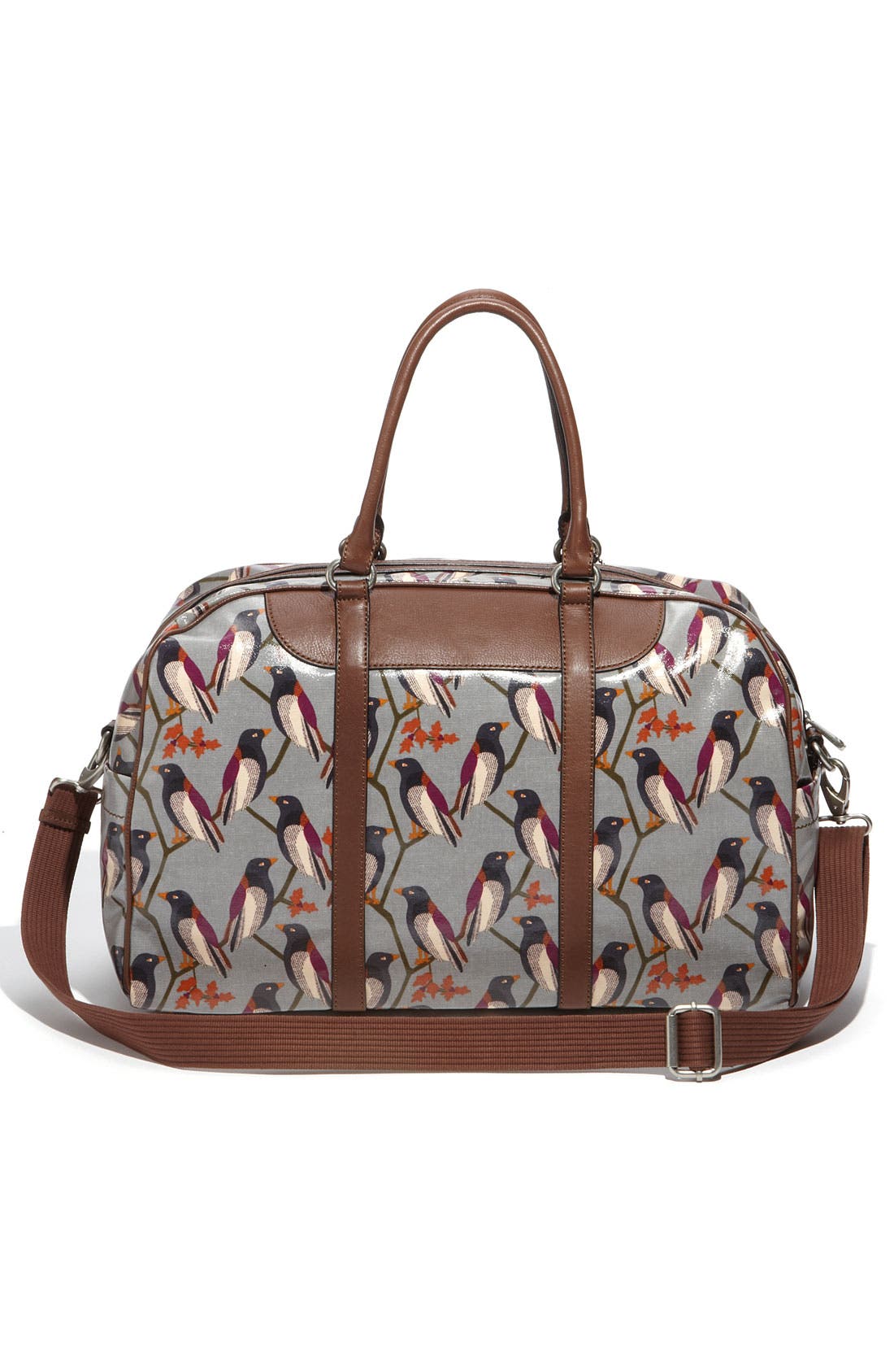 Fossil 'Vintage Key-Per' Coated Canvas Duffel Bag, Alternate, color, 