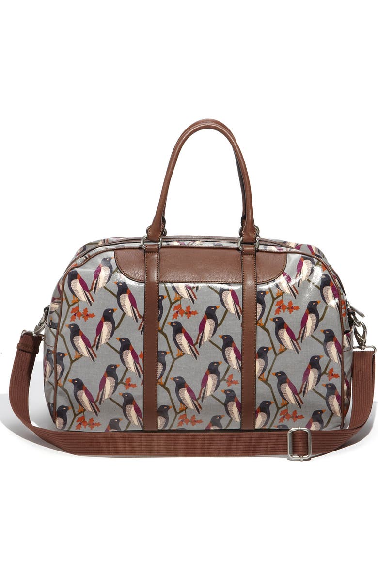 Fossil 'Vintage Key-Per' Coated Canvas Duffel Bag, Alternate, color,