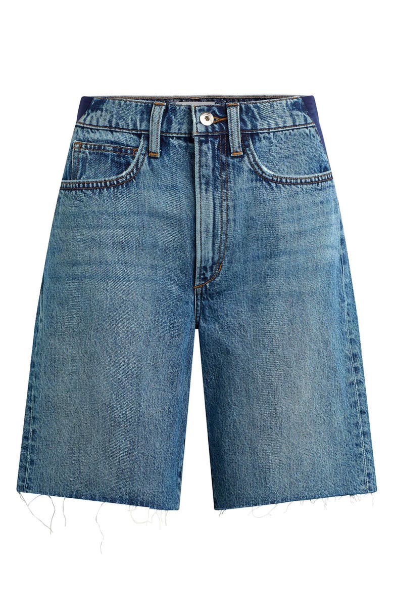 Joe's The Ryan Raw Hem Low Slung Baggy Bermuda Maternity Shorts, Alternate, color,