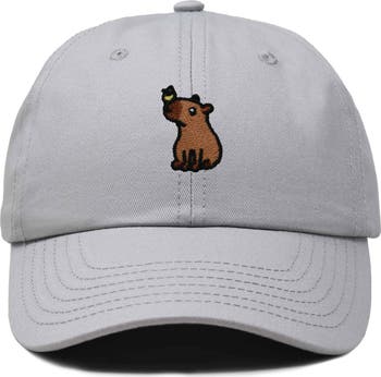 Dalix Capybara Embroidered Everyday Hat | Nordstrom