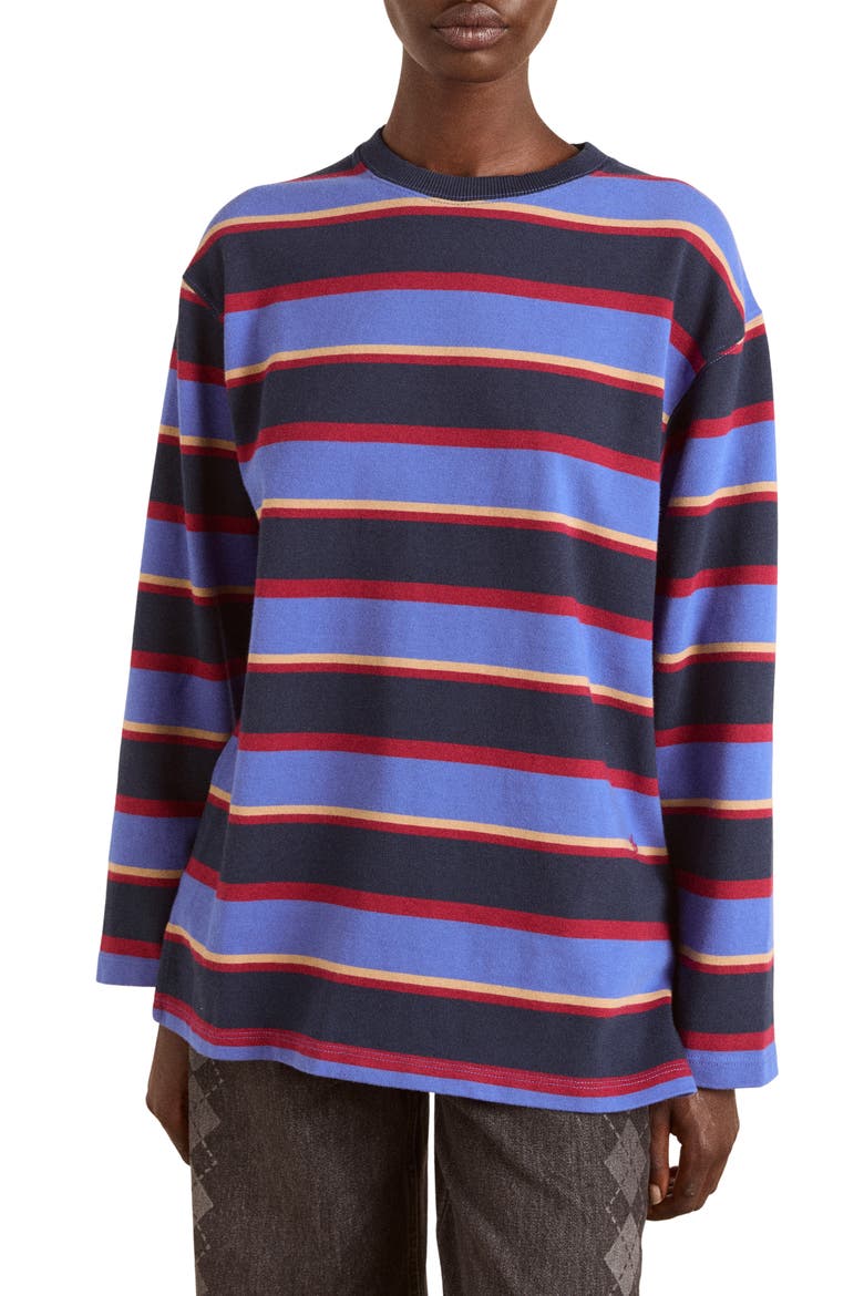 Ali Striped Long Sleeve T-Shirt, Main, color, MULTI