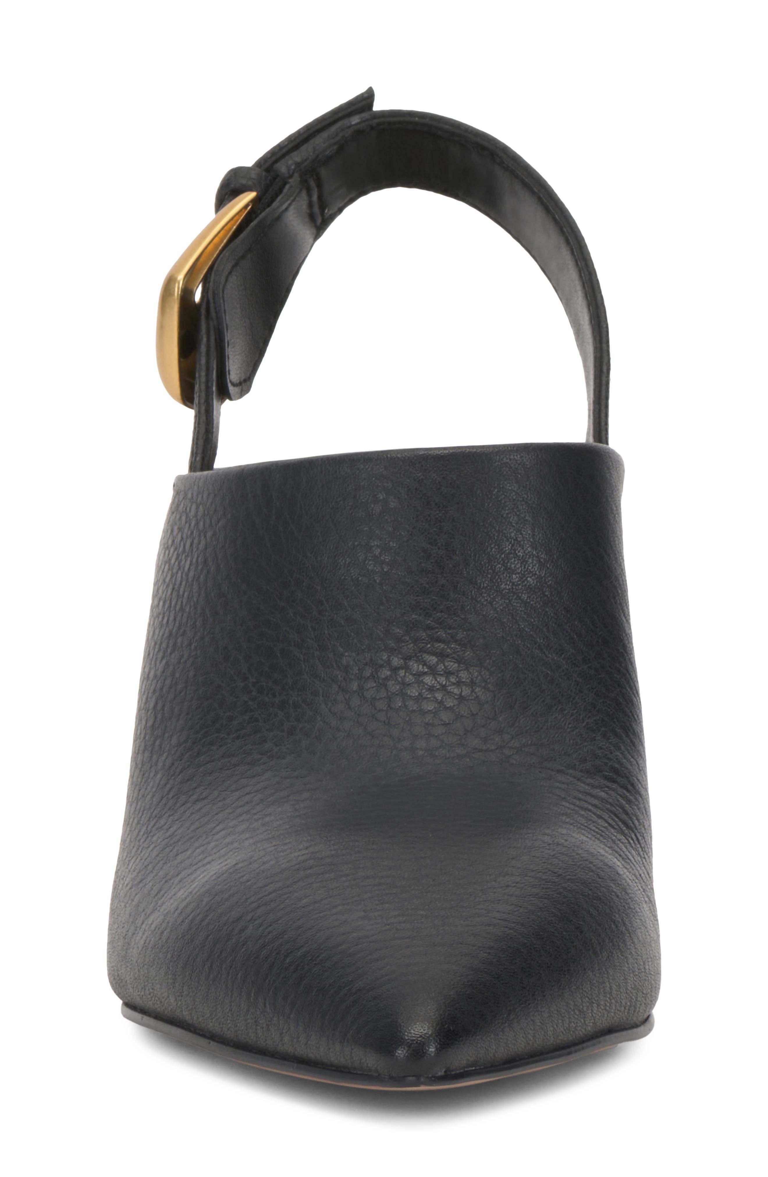 Sorini Slingback Mule, Alternate, color, BLACK