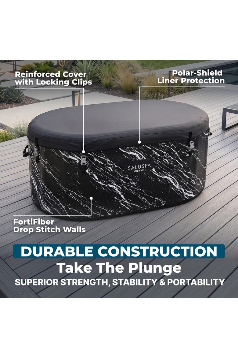 Glacial Dip Cold Plunge Inflatable Tub, Alternate, color, Multicolored