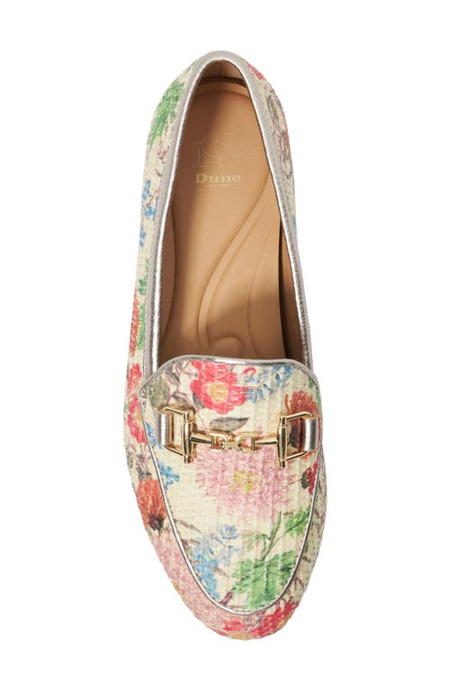 Dune London Glair Loafer In Raffia