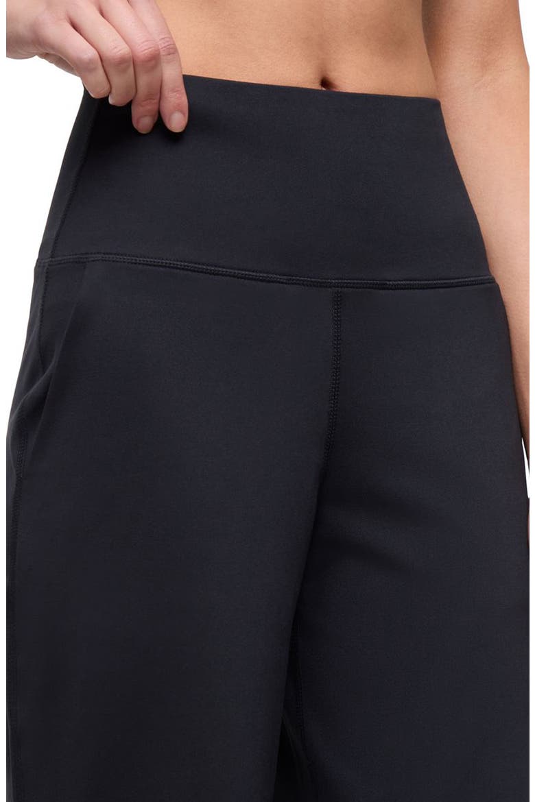Gabbi Flare Sweatpants, Alternate, color, BLACK