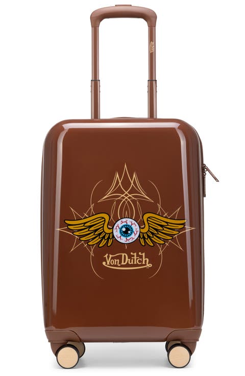 Eyeflight Expandable Hardside Spinner Carry-on Suitcase