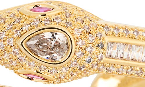 Eye Candy Los Angeles Nadine Cubic Zirconia Snake Wrap Bracelet