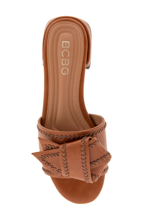 Bcbg Amora Slide Sandal In Cognac