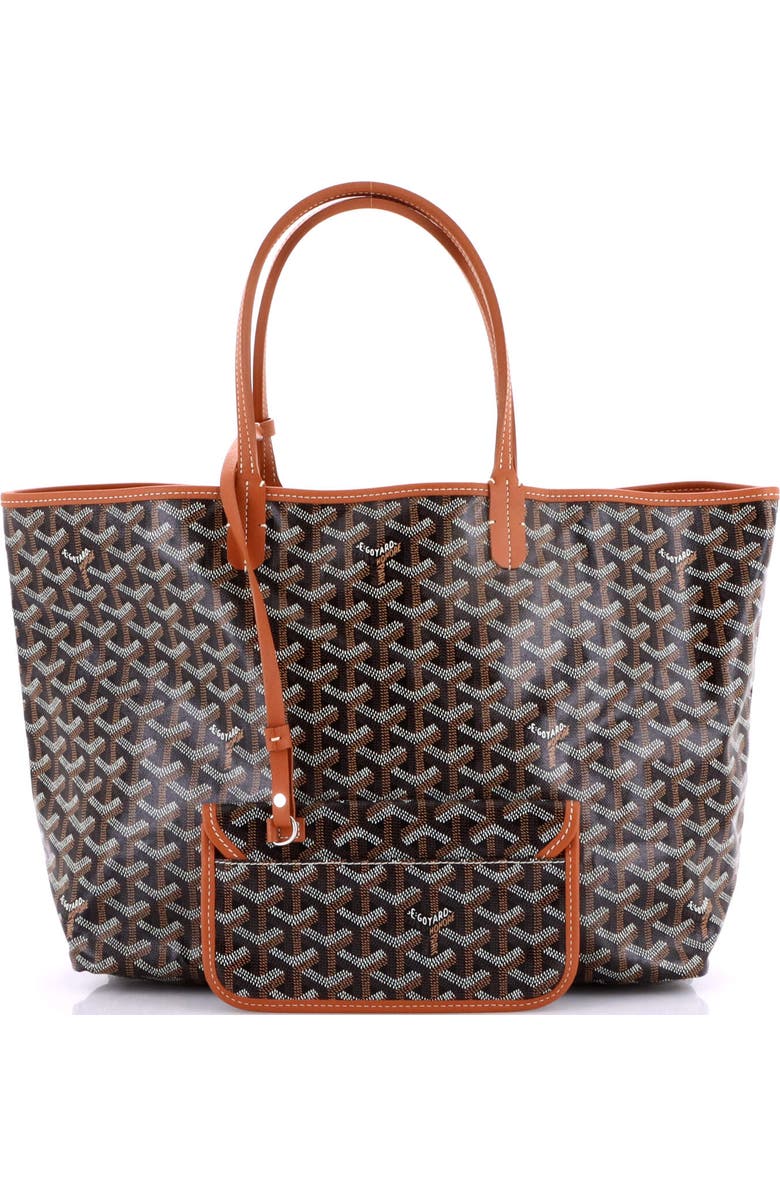 Pre-Owned Goyard Saint Louis Tote Coated Canvas PM, Alternate, color, Brown