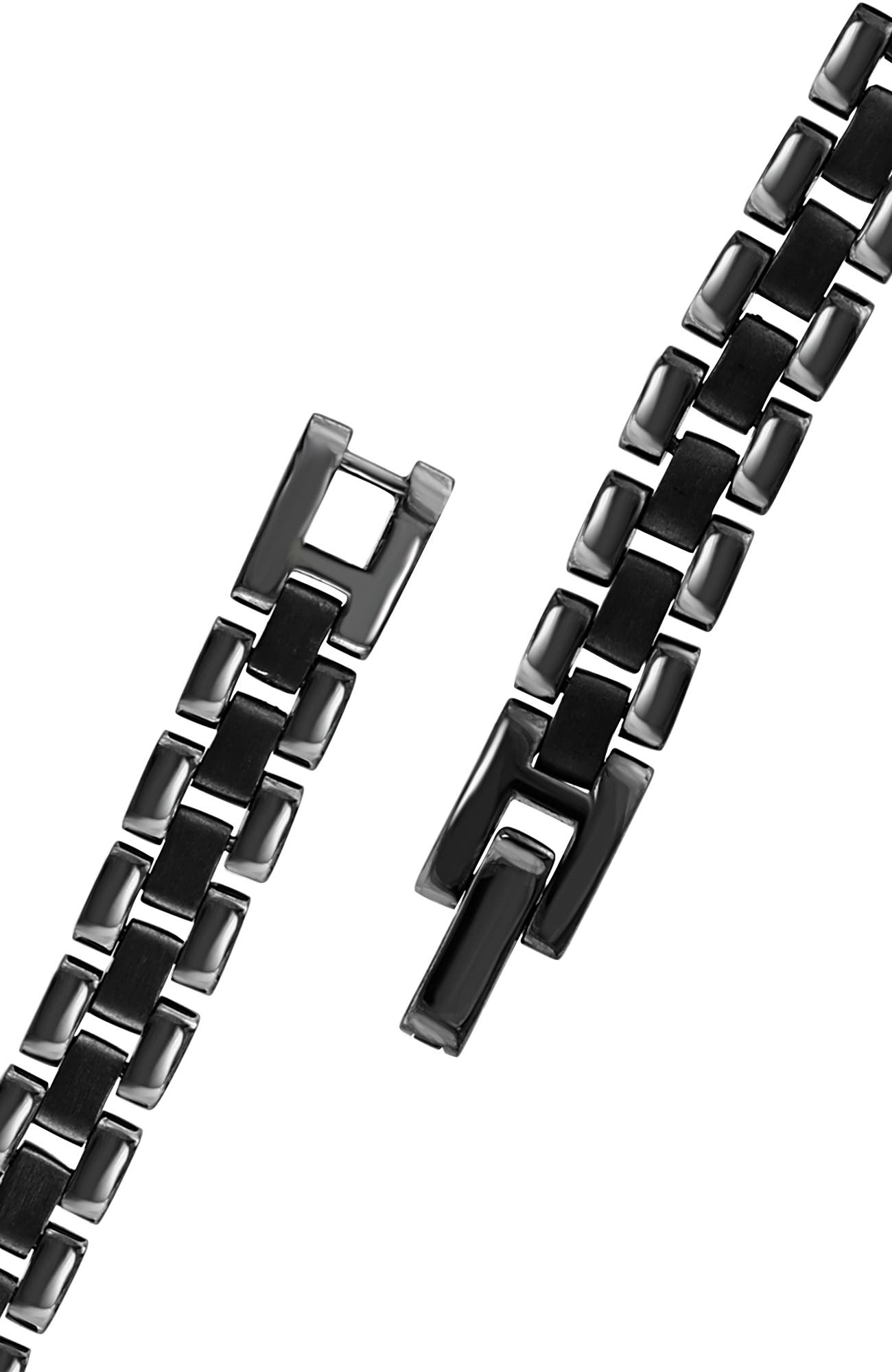 EFFY Textured Box Link Bracelet In Sterling Silver (Men) | Nordstrom