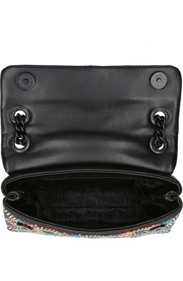 Kurt Geiger London Mini Kensington Embellished Fabric Convertible Crossbody Bag, Alternate, color,
