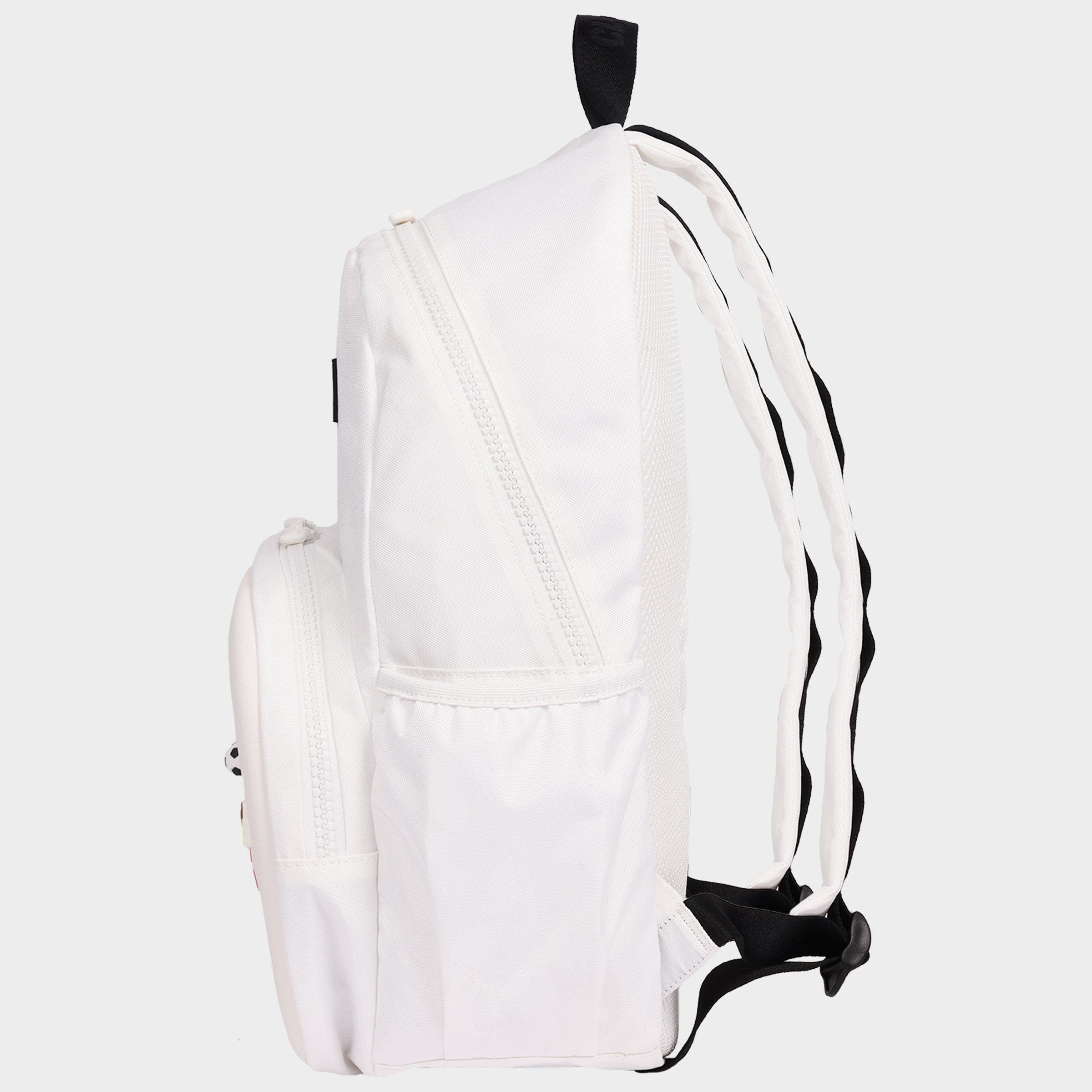 Back to School Backpack with EVA Front Pocket  Customizable Jibbitz Backpack, Alternate, color, WHITE