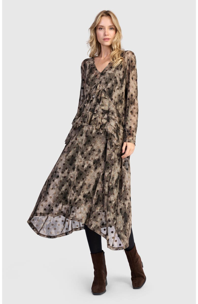 Alembika Fen Mesh Dress, Alternate, color, Aquarelle